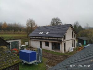 Budowa domu jednorodzinnego. Generalne wykonawstwo BM Buchcic.