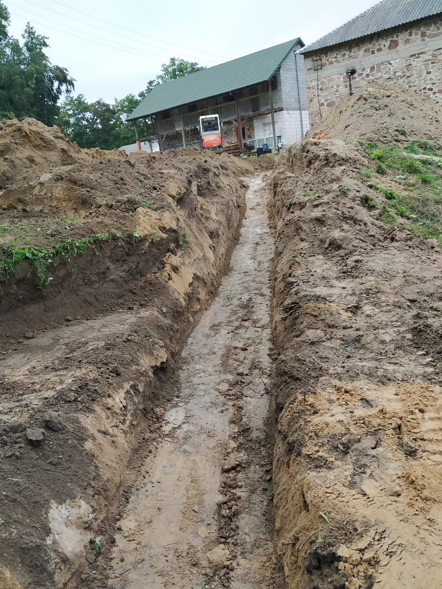 Instalacje zewnętrzne, drenaże. Firma budowlana BM Buchcic.