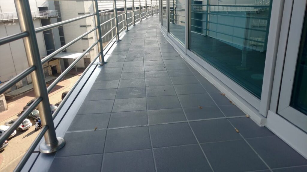 Remont tarasów Exatel. Realizacja BM Buchcic.