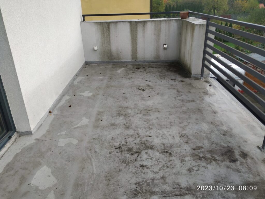 Remont tarasu. Nowa powierzchnia, zabezpieczenie przed wilgocią. Realizacja BM Buchcic.