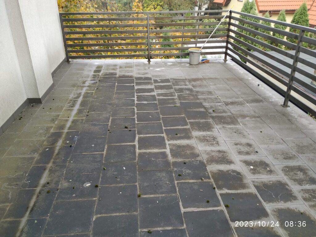 Remont tarasu. Nowa powierzchnia, zabezpieczenie przed wilgocią. Realizacja BM Buchcic.