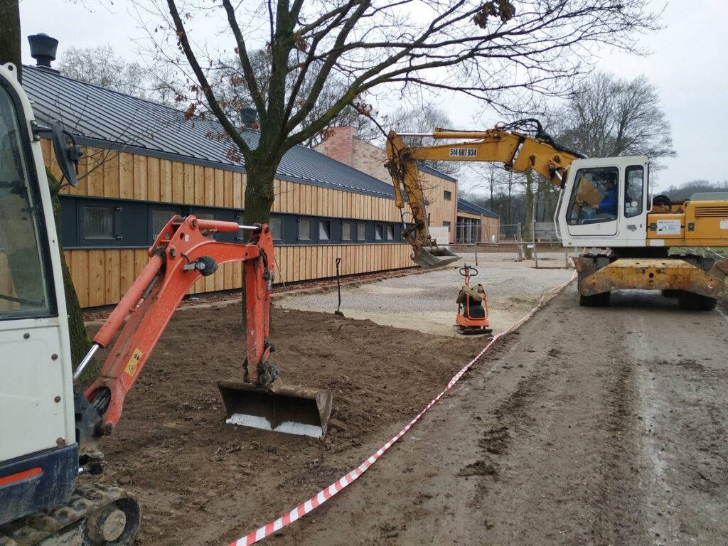 Zagospodarowanie terenu. Realizacja BM Buchcic.