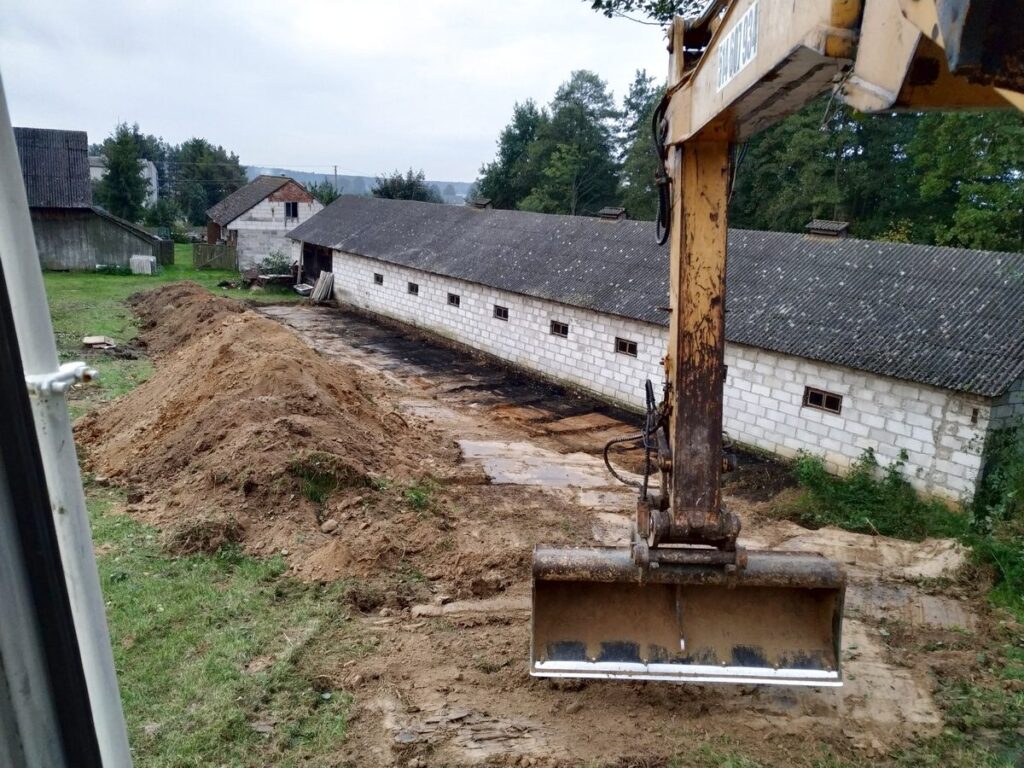 Zagospodarowanie terenu. Realizacja BM Buchcic.